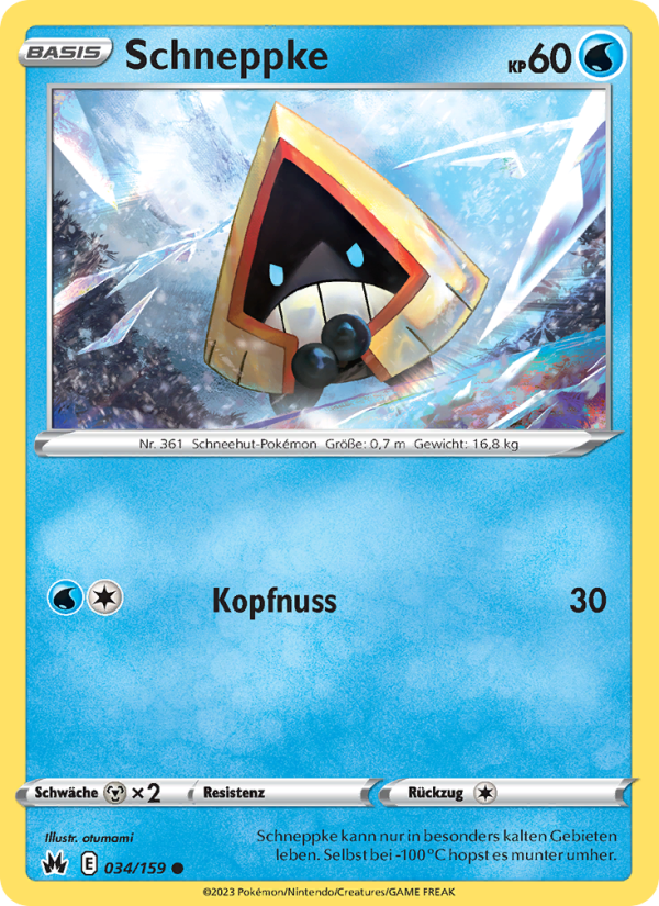 Schneppke 034 — Zenit der Könige (German Pokémon TCG card)