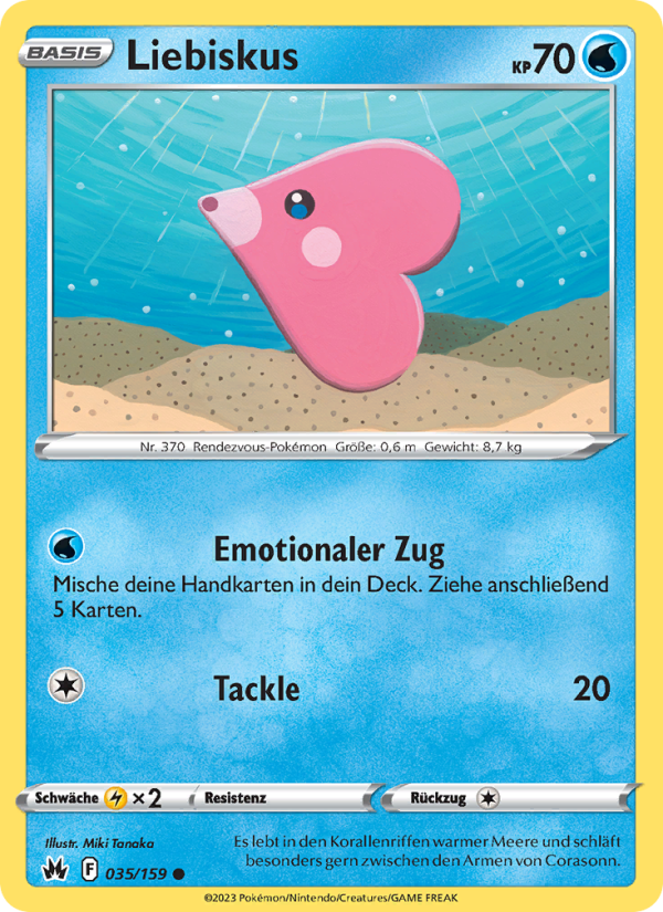 Liebiskus 035 — Zenit der Könige (German Pokémon TCG card)
