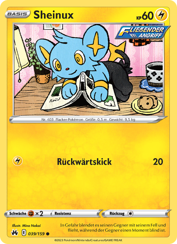 Sheinux 039 — Zenit der Könige (German Pokémon TCG card)