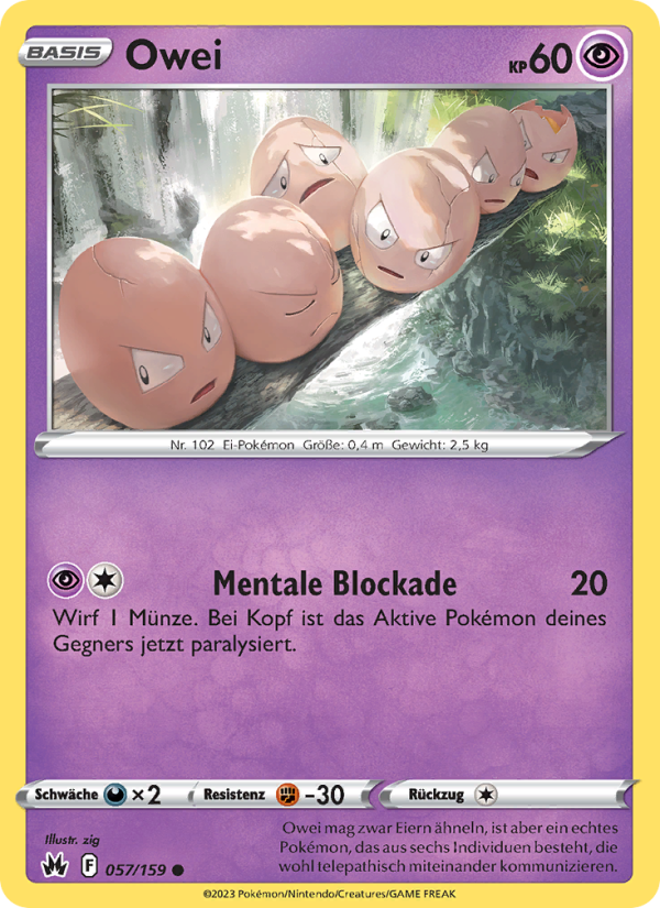 Owei 057 — Zenit der Könige (German Pokémon TCG card)