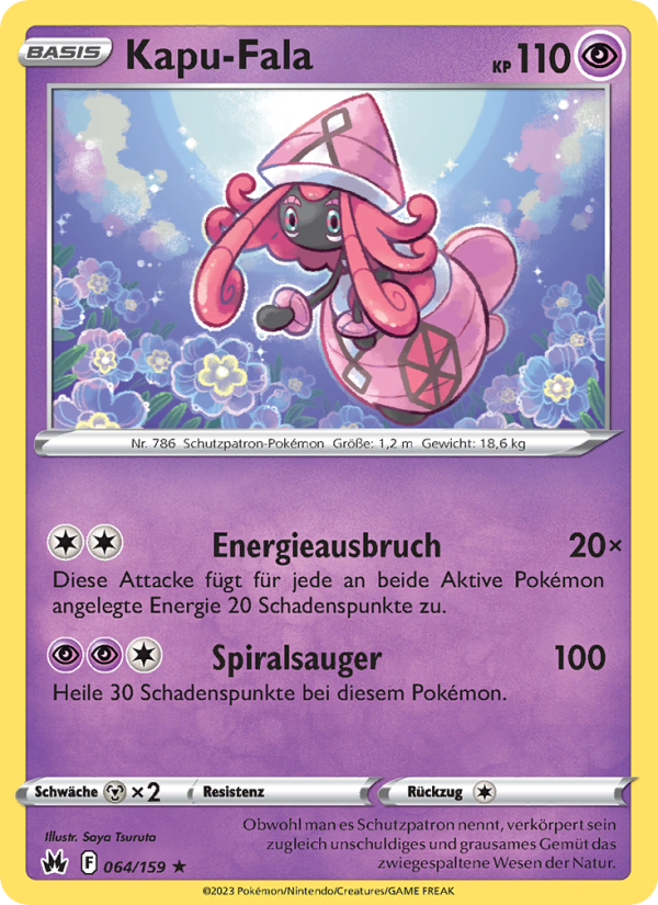 Kapu-Fala 064 — Zenit der Könige (German Pokémon TCG card)