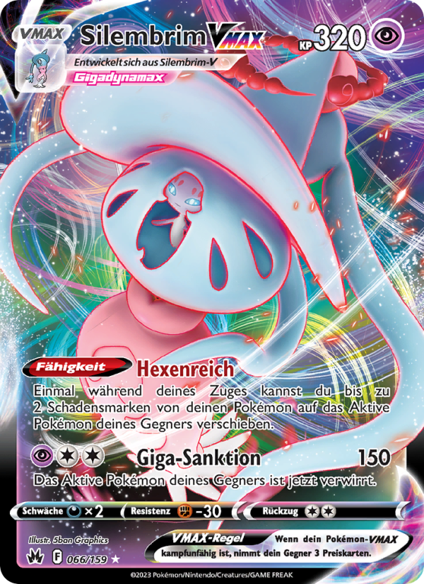 Silembrim VMAX 066 — Zenit der Könige (German Pokémon TCG card)
