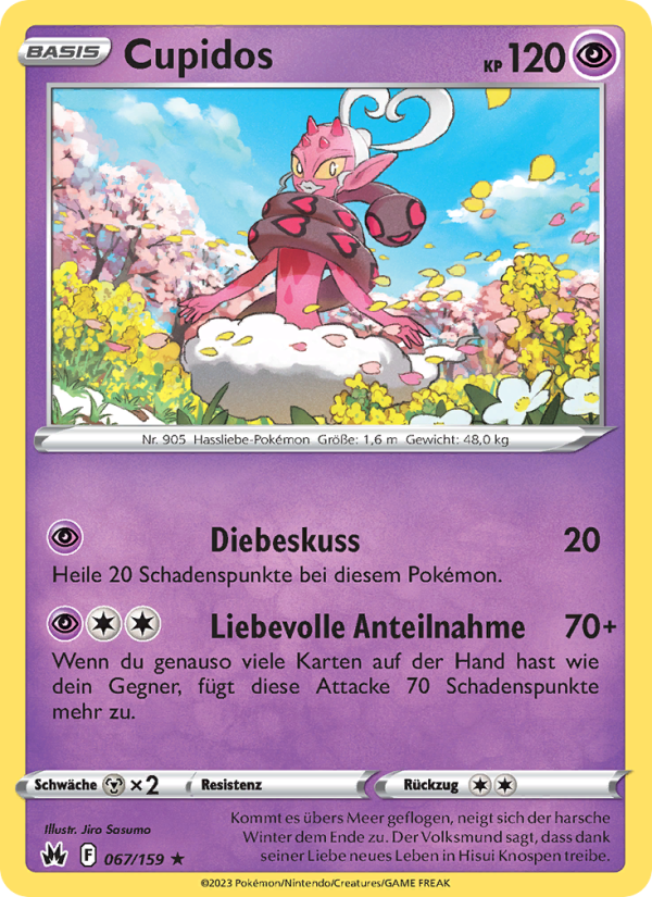 Cupidos 067 — Zenit der Könige (German Pokémon TCG card)