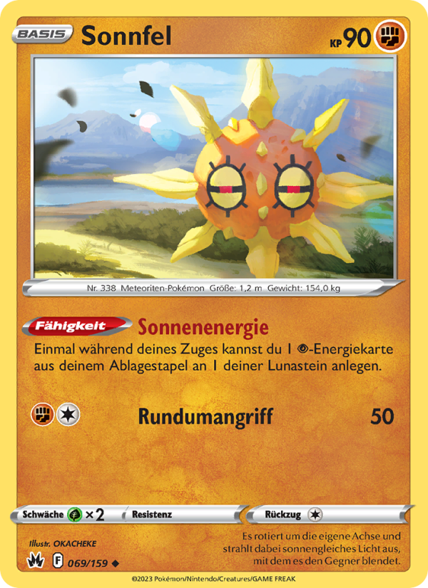 Sonnfel 069 — Zenit der Könige (German Pokémon TCG card)