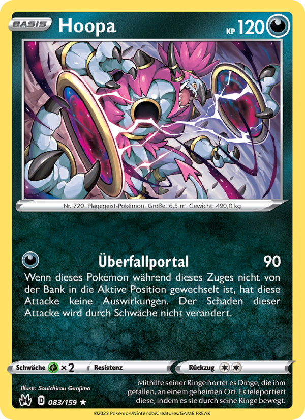 Hoopa 083 — Zenit der Könige (German Pokémon TCG card)