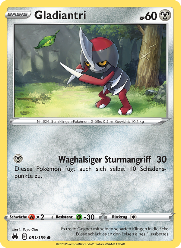 Gladiantri 091 — Zenit der Könige (German Pokémon TCG card)