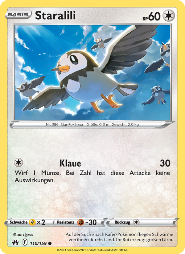 Staralili 110 — Zenit der Könige (German Pokémon TCG card)