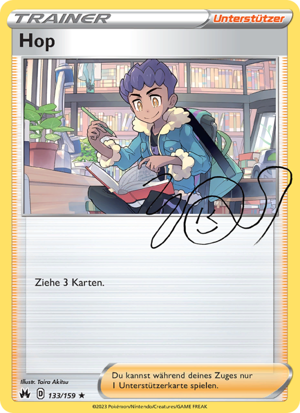 Hop 133 — Zenit der Könige (German Pokémon TCG card)