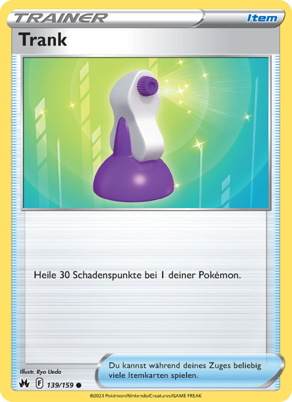 Trank 139 — Zenit der Könige (German Pokémon TCG card)