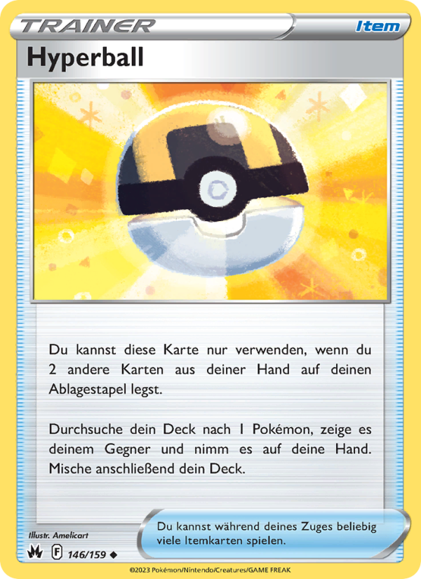 Hyperball 146 — Zenit der Könige (German Pokémon TCG card)