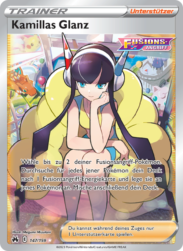 Kamillas Glanz 147 — Zenit der Könige (German Pokémon TCG card)