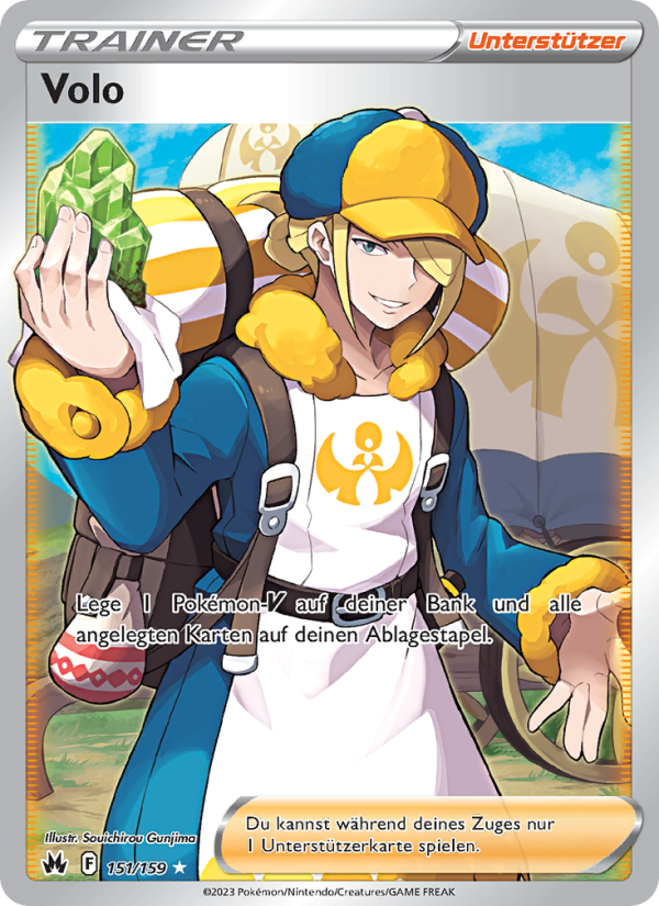 Volo 151 — Zenit der Könige (German Pokémon TCG card)