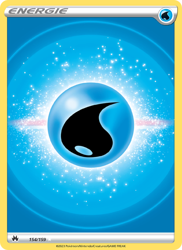 Wasser-Energie 154 — Zenit der Könige (German Pokémon TCG card)