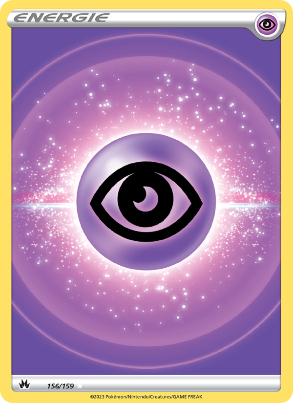 Psycho-Energie 156 — Zenit der Könige (German Pokémon TCG card)