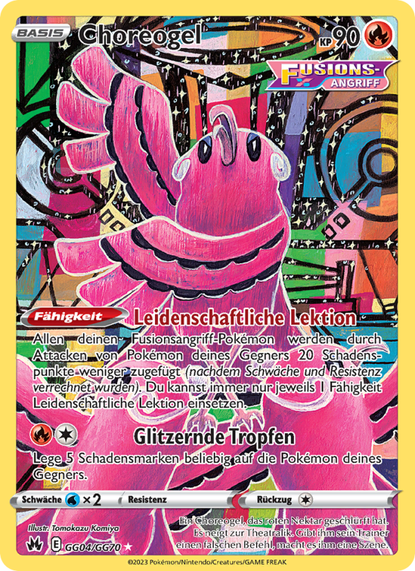 Choreogel GG04 — Zenit der Könige (German Pokémon TCG card)