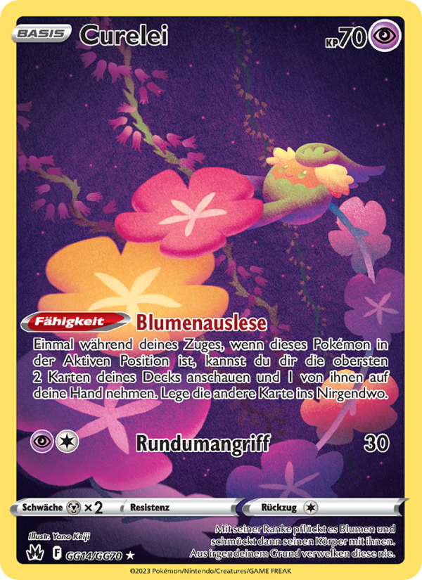 Curelei GG14 — Zenit der Könige (German Pokémon TCG card)