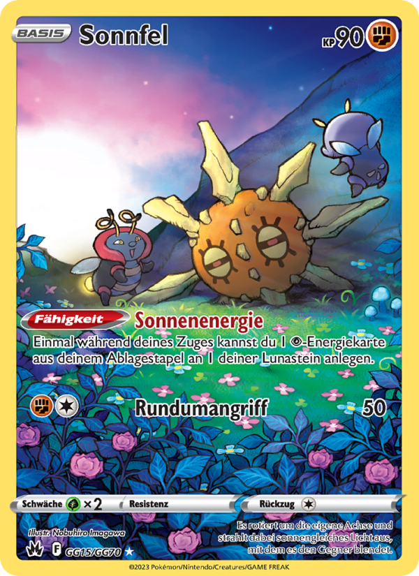 Sonnfel GG15 — Zenit der Könige (German Pokémon TCG card)