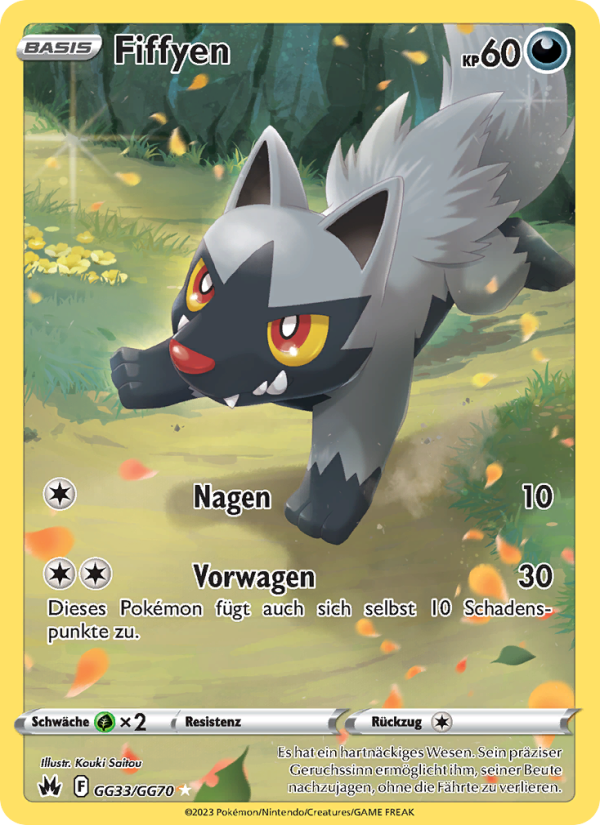 Fiffyen GG33 — Zenit der Könige (German Pokémon TCG card)