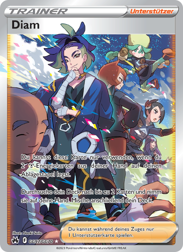 Diam GG57 — Zenit der Könige (German Pokémon TCG card)