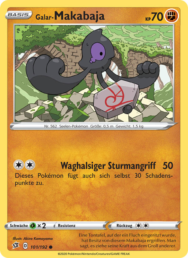 Galar-Makabaja 101 — Rebel Clash (German Pokémon TCG card)