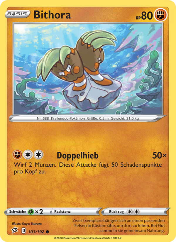 Bithora 103 — Rebel Clash (German Pokémon TCG card)
