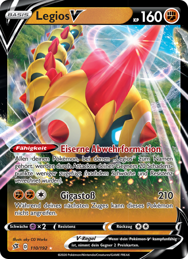 Legios V 110 — Rebel Clash (German Pokémon TCG card)
