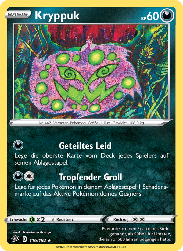 Kryppuk 116 — Rebel Clash (German Pokémon TCG card)