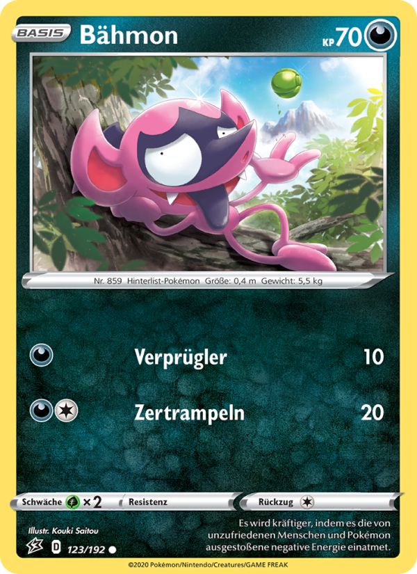 Bähmon 123 — Rebel Clash (German Pokémon TCG card)