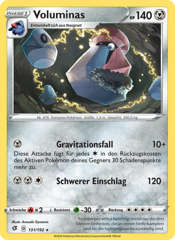 Voluminas 131 — Rebel Clash (German Pokémon TCG card)