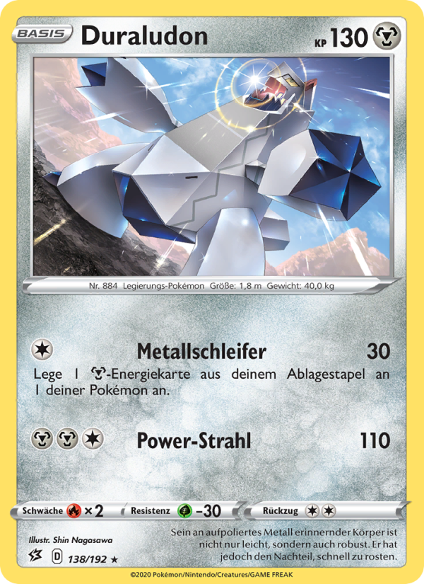 Duraludon 138 — Rebel Clash (German Pokémon TCG card)
