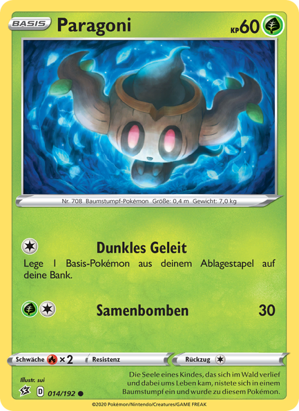 Paragoni 14 — Rebel Clash (German Pokémon TCG card)