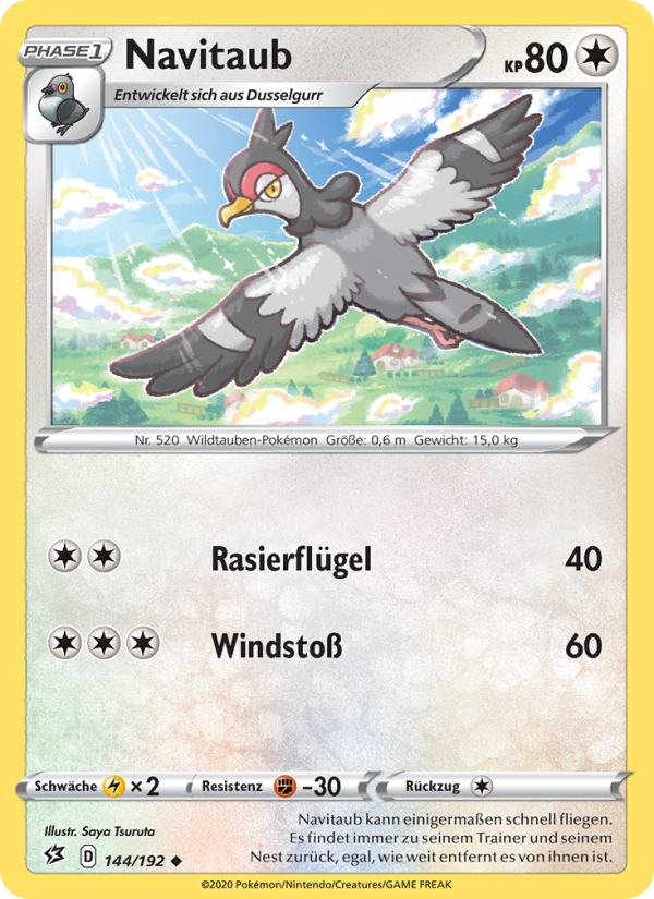 Navitaub 144 — Rebel Clash (German Pokémon TCG card)