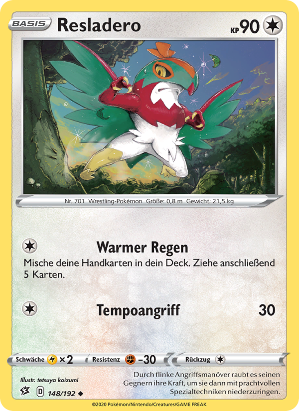 Resladero 148 — Rebel Clash (German Pokémon TCG card)