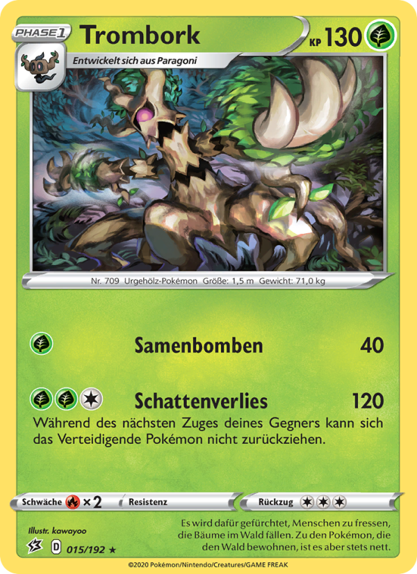 Trombork 15 — Rebel Clash (German Pokémon TCG card)
