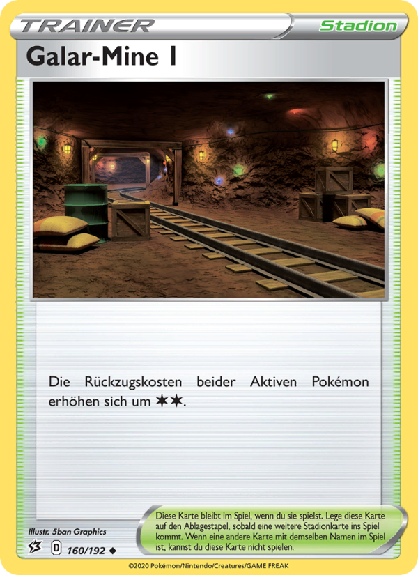 Galar-Mine 1 160 — Rebel Clash (German Pokémon TCG card)