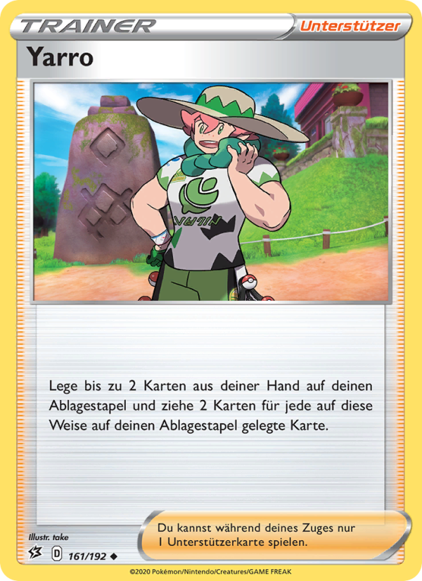 Yarro 161 — Rebel Clash (German Pokémon TCG card)