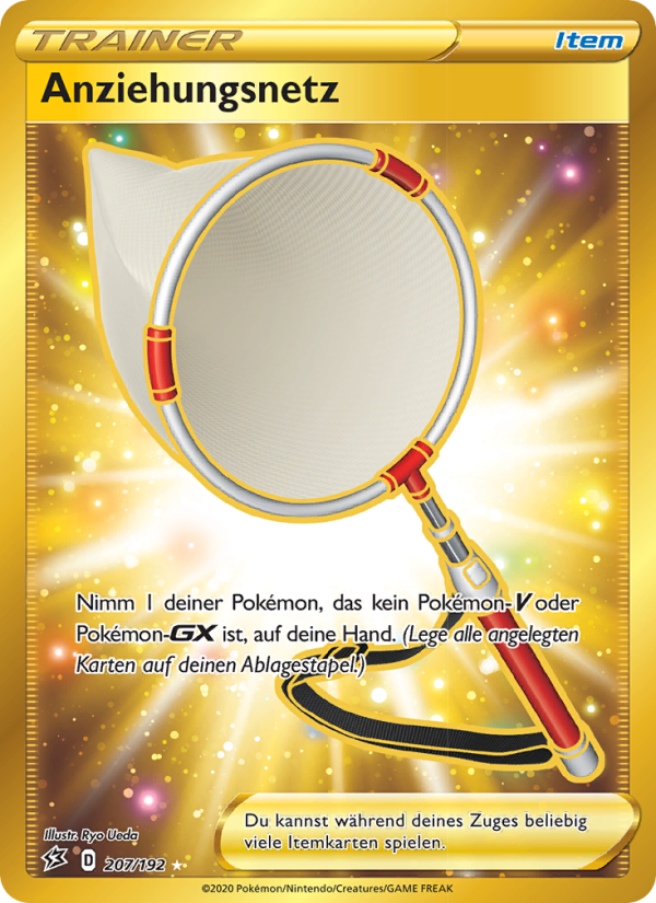 Anziehungsnetz 207 — Rebel Clash (German Pokémon TCG card)