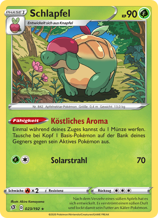 Schlapfel 23 — Rebel Clash (German Pokémon TCG card)