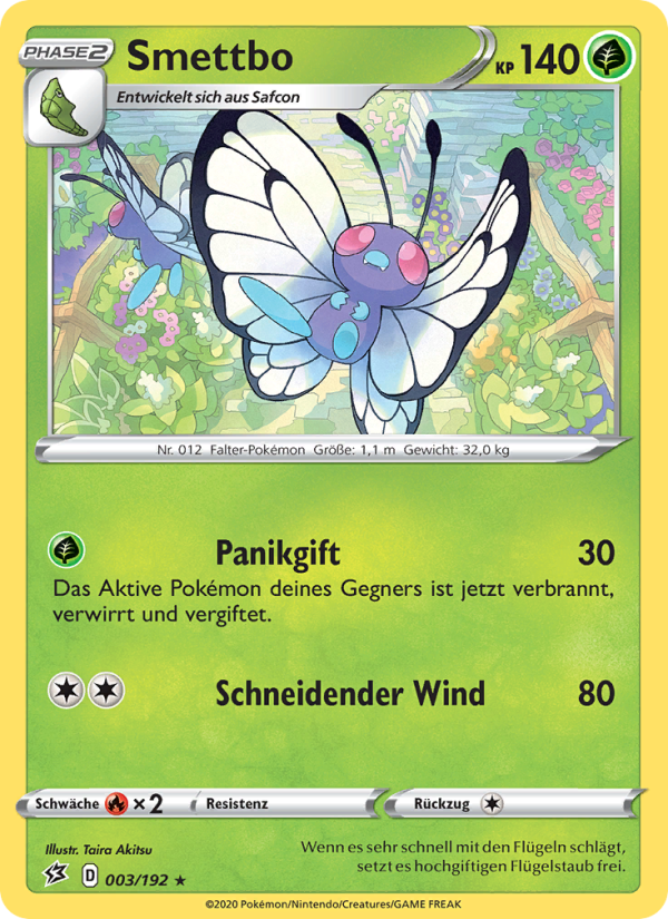 Smettbo 3 — Rebel Clash (German Pokémon TCG card)