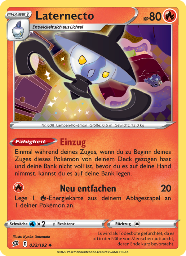 Laternecto 32 — Rebel Clash (German Pokémon TCG card)