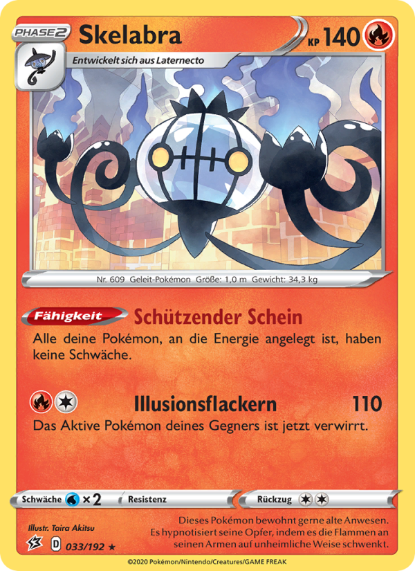 Skelabra 33 — Rebel Clash (German Pokémon TCG card)