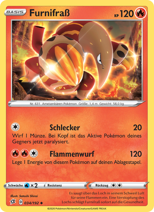 Furnifraß 34 — Rebel Clash (German Pokémon TCG card)