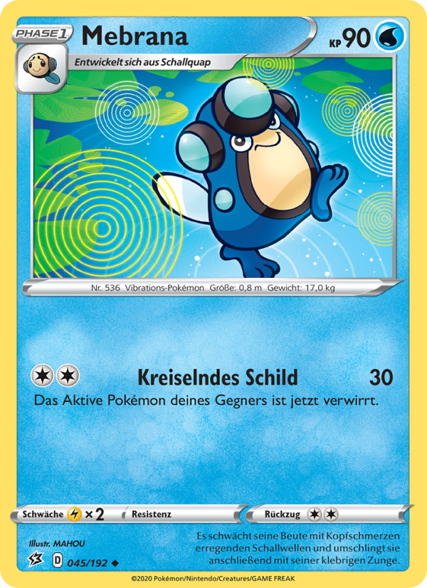 Mebrana 45 — Rebel Clash (German Pokémon TCG card)