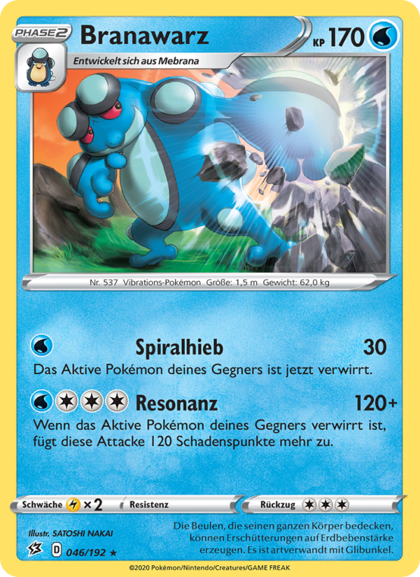 Branawarz 46 — Rebel Clash (German Pokémon TCG card)