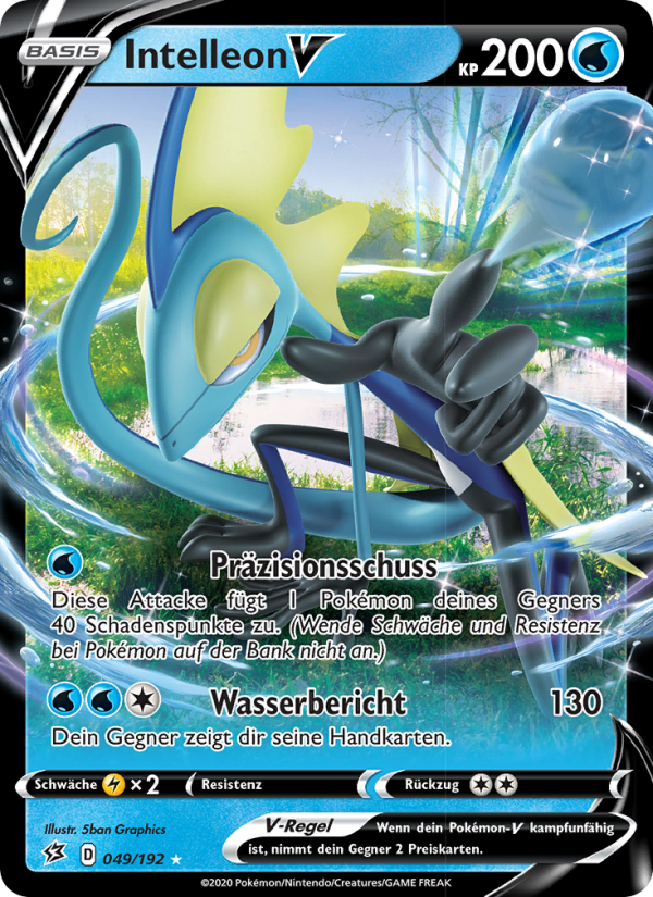 Intelleon V 49 — Rebel Clash (German Pokémon TCG card)
