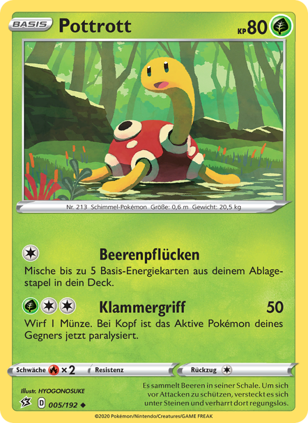 Pottrott 5 — Rebel Clash (German Pokémon TCG card)