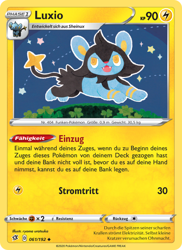 Luxio 61 — Rebel Clash (German Pokémon TCG card)