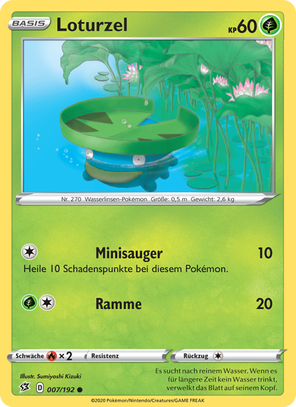 Loturzel 7 — Rebel Clash (German Pokémon TCG card)