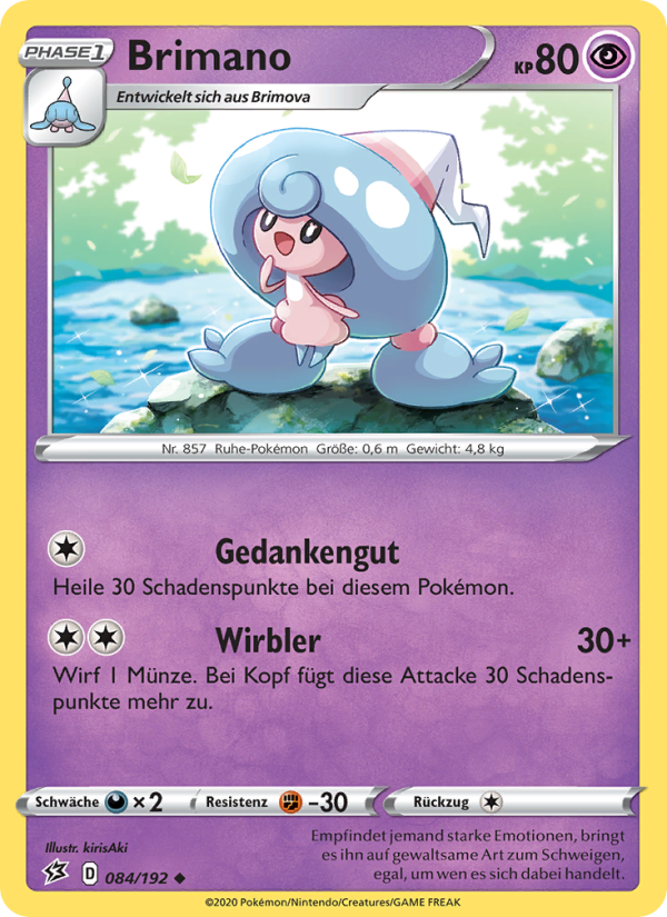 Brimano 84 — Rebel Clash (German Pokémon TCG card)