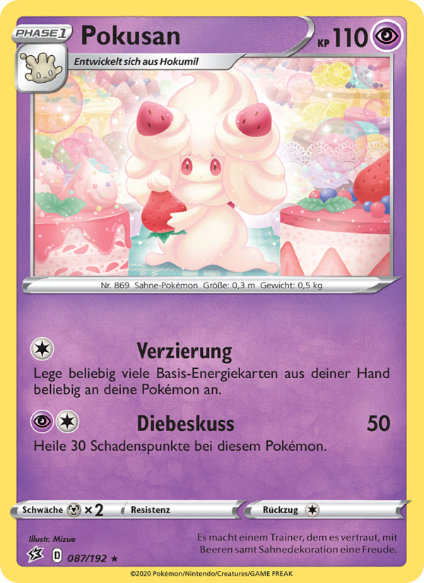 Pokusan 87 — Rebel Clash (German Pokémon TCG card)